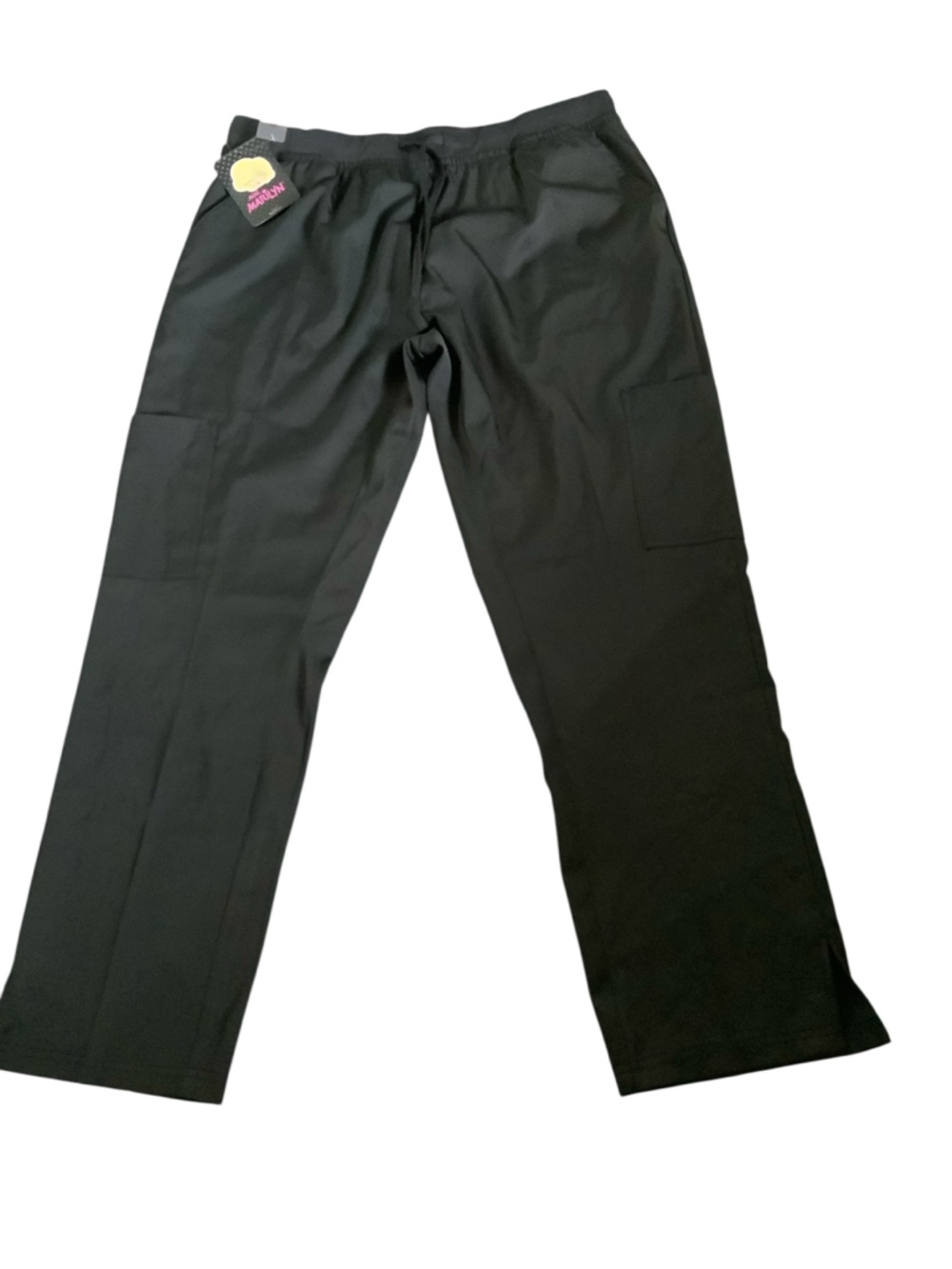 Mini Marilyn Scrub 4-Way Women's Pants 2XL Black Cargo Pockets NEW